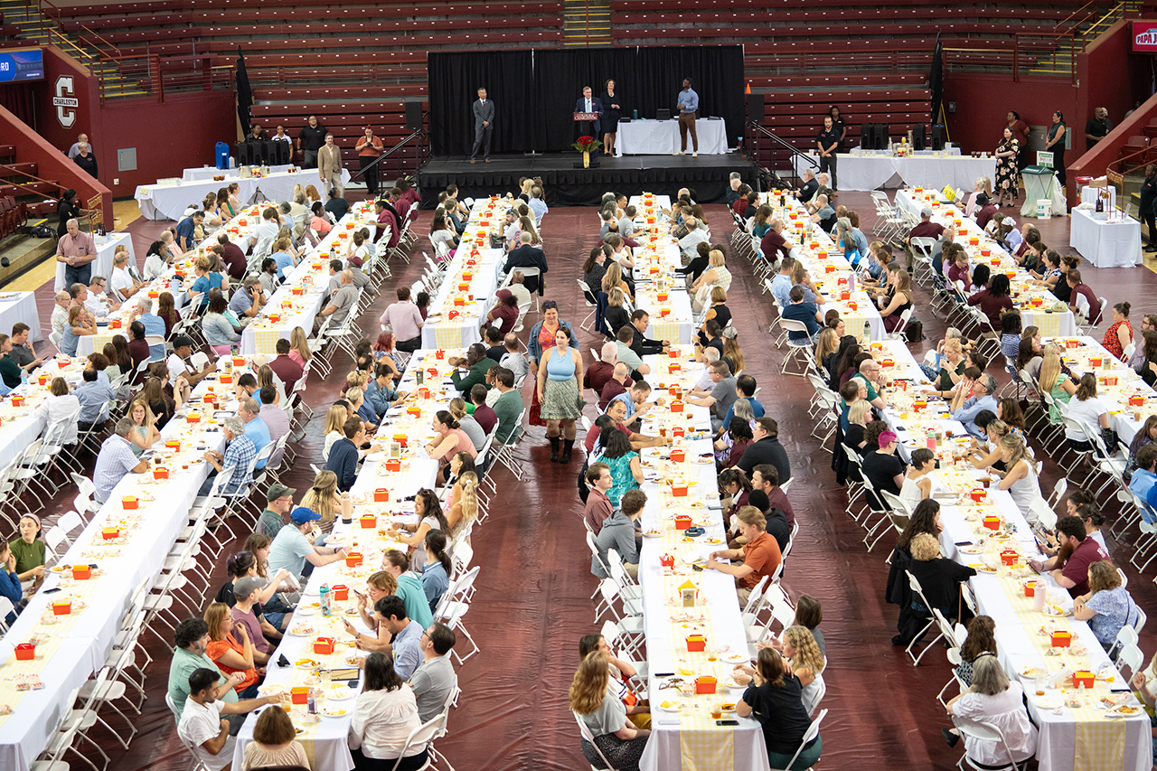 tables of people