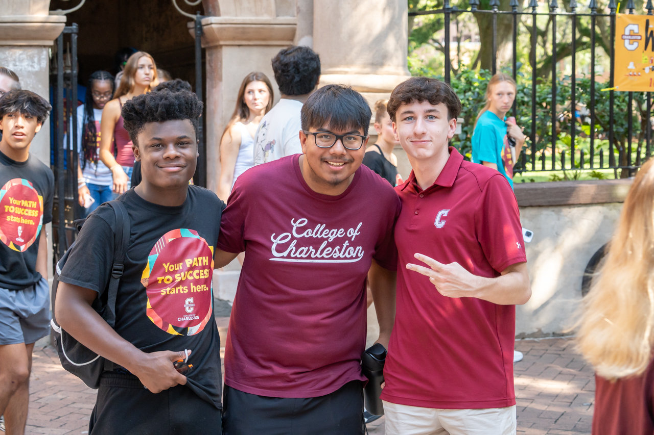 students smiling