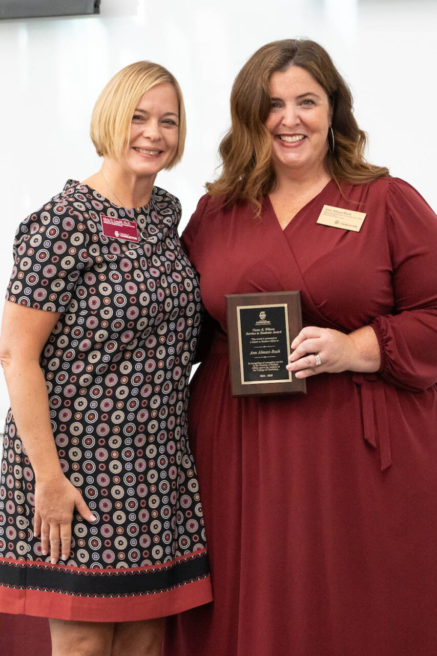 Alicia Caudill with Ann Almasi-Bush