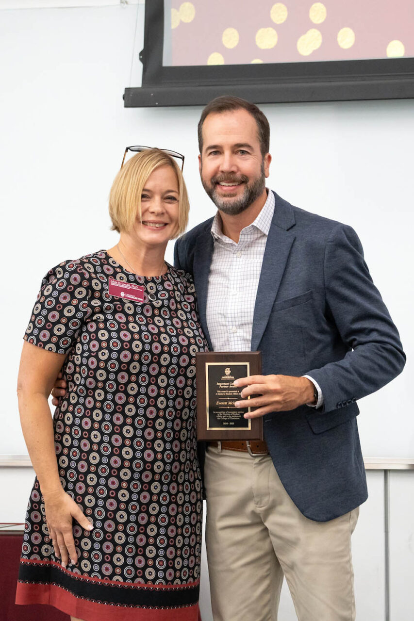 Alicia Caudill with Everett McInnis