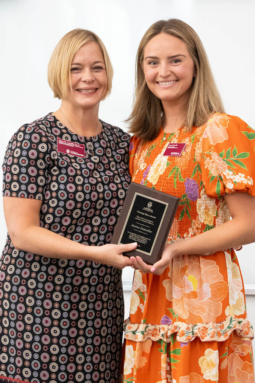 Alicia Caudill with Jessica Dettwiller