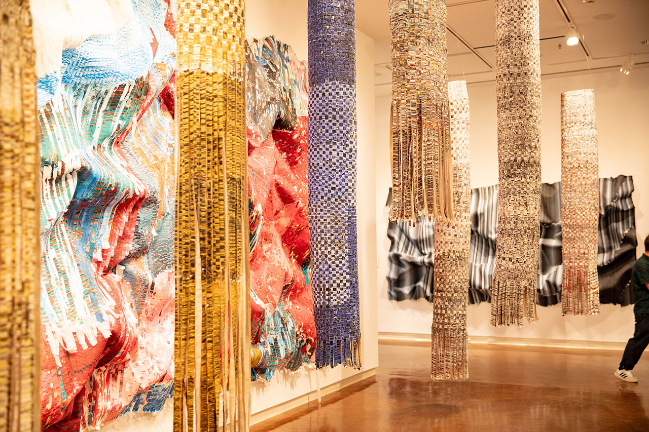 The details of Kenny Nguyen's exhibit at Halsey.