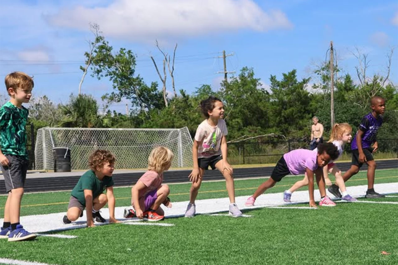 kids about to run