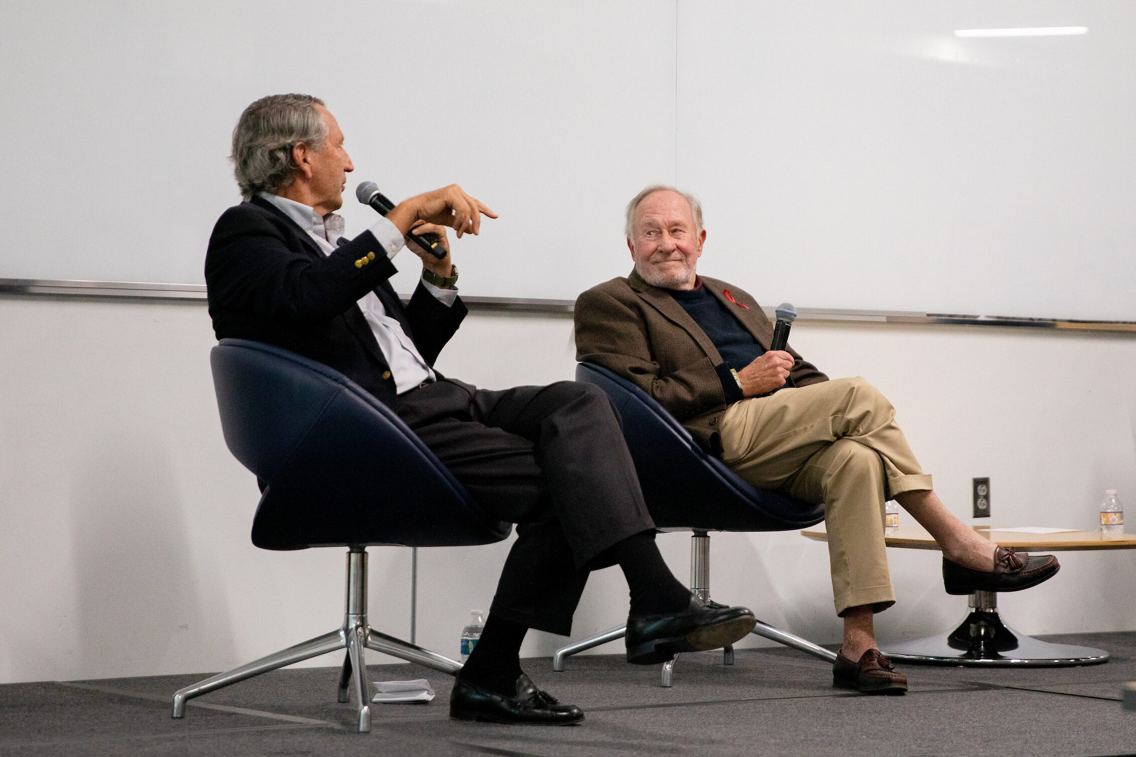 Hosted by the Civility Initiative, former elected officials, Mark Sanford (left) and Robin Tallon (right), spoke to students and faculty during the Congress to Campus Q&A.