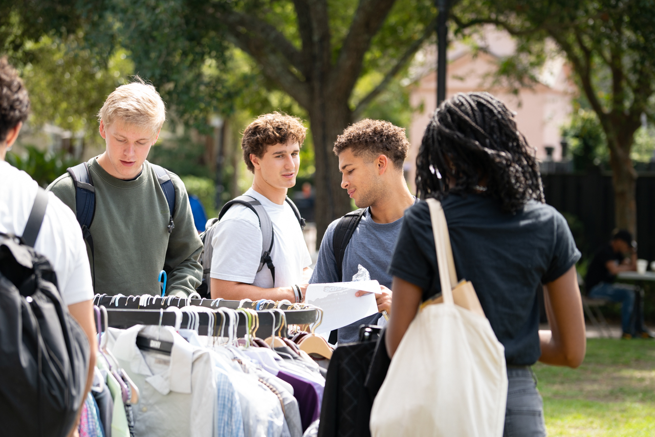 The Career Center hosted a Prep Rally in Rivers Green