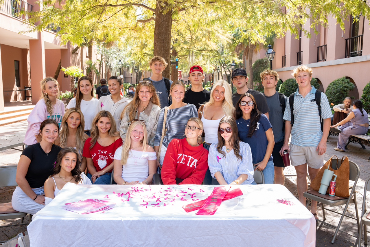 Kickoff for Breast Cancer Awareness Month