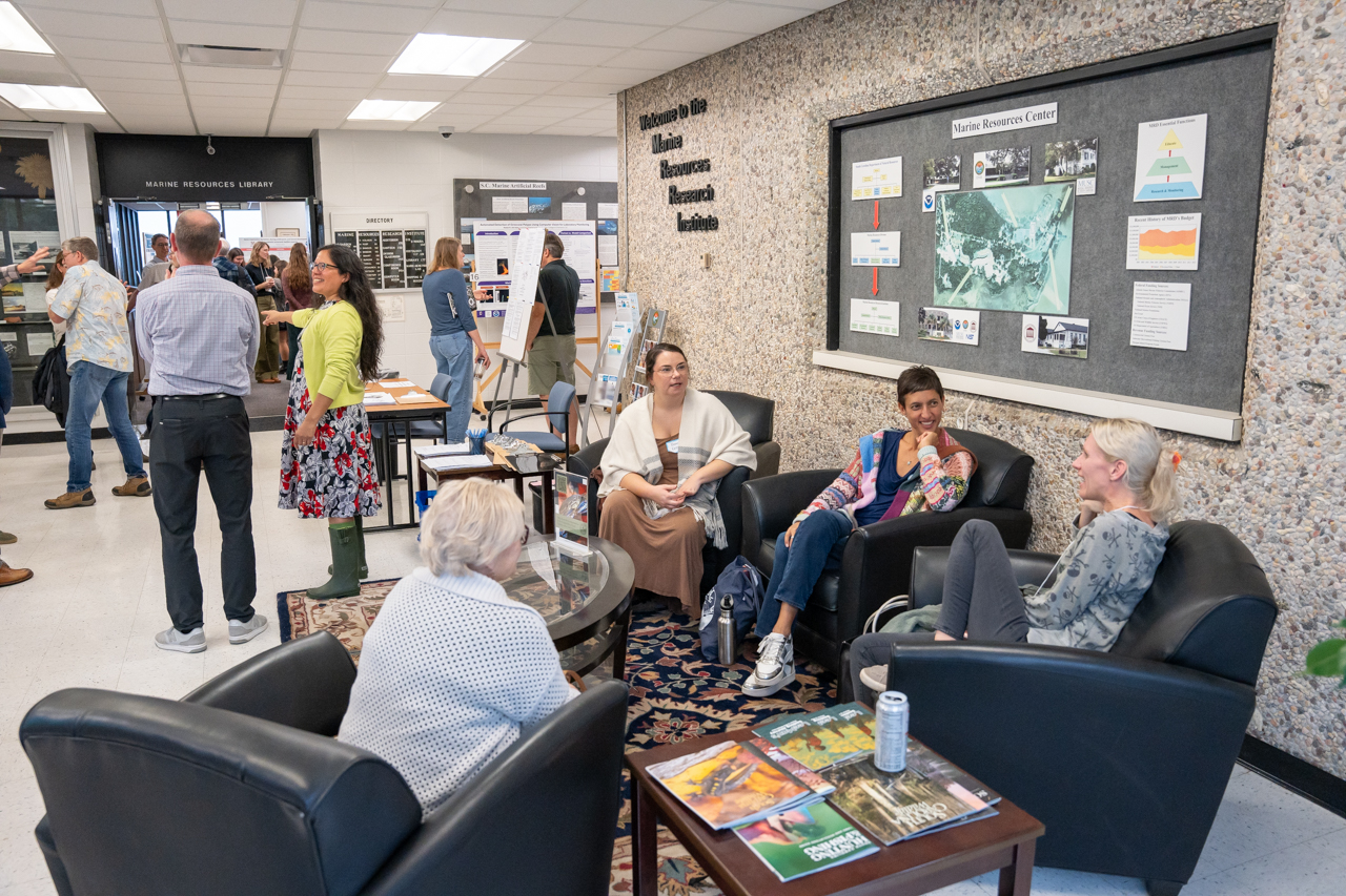 Marine Graduate Students present their research at the Marine Biology Colloquium at Fort Johnson