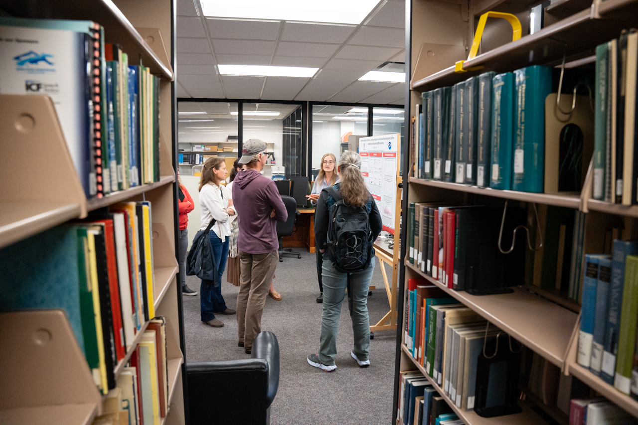 Marine Graduate Students present their research at the Marine Biology Colloquium at Fort Johnson