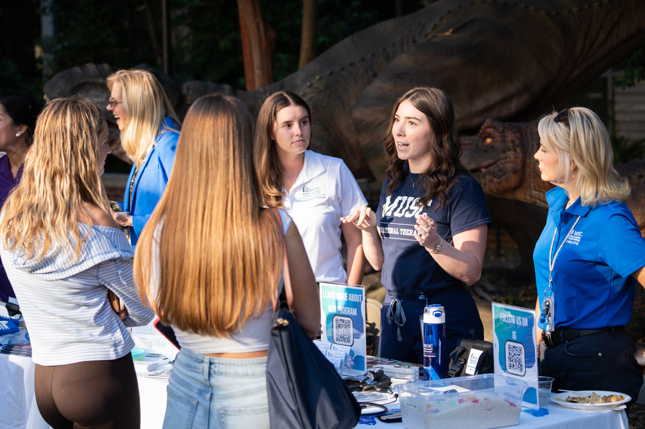 MUSC came to campus to share future opportunities and collaboration.