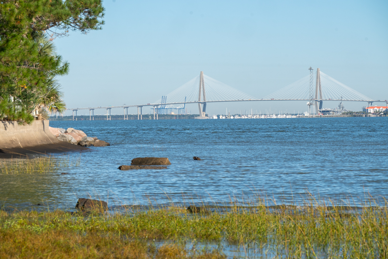 College of Charleston's Paddleboard Class in Charleston Harbor