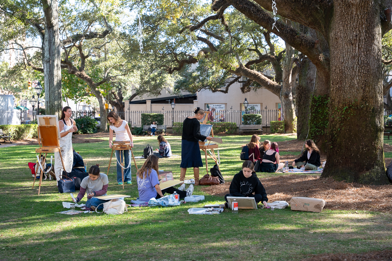 painting in the cistern