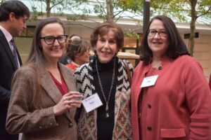L-R: Jessica Wilkes, director of veteran and military student services; Faye Seigel, sister of Jerry Polis; and Amy Rothschild, niece of Jerry Polis.