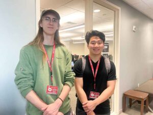 L-R: Jenn Spittle and Josh Baek