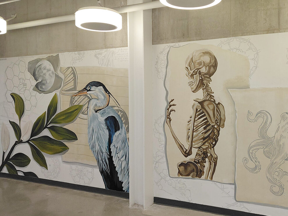 New Science Mural in Rita 