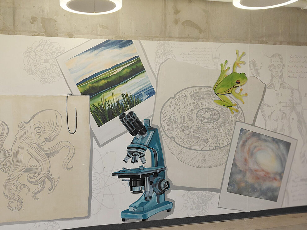New Science Mural in Rita