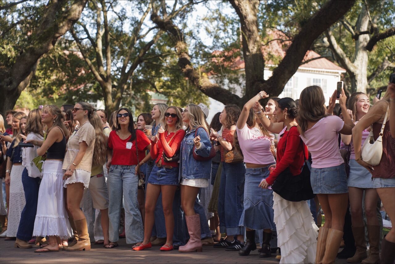 Chi Omega hosts its first annual Battle of the Battle of the Bands fundraiser in the Cistern, bringing together the CofC community to watch 5 student bands perform and raising over $14,000 for the Make-A-Wish foundation.