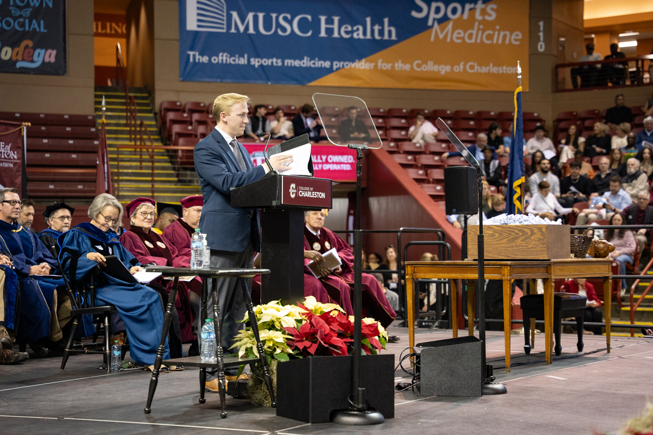 Student Speaker at Winter Commencement