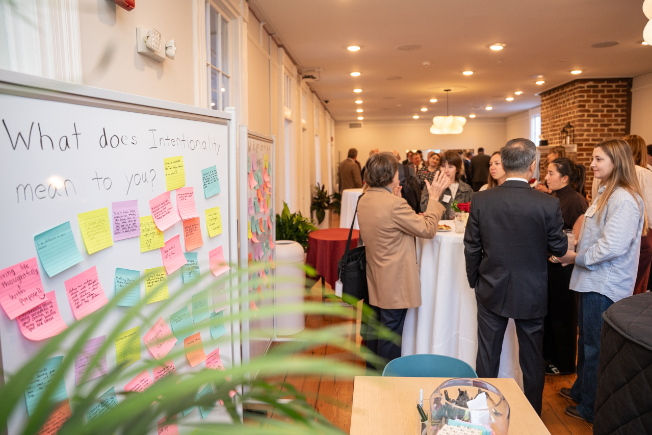 view looking across room at the Center for Intentionality