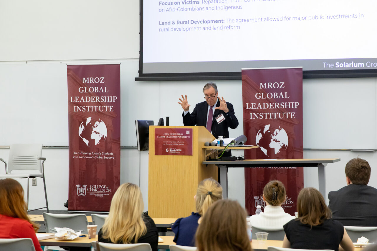 Peter Natiello speaks with hands up