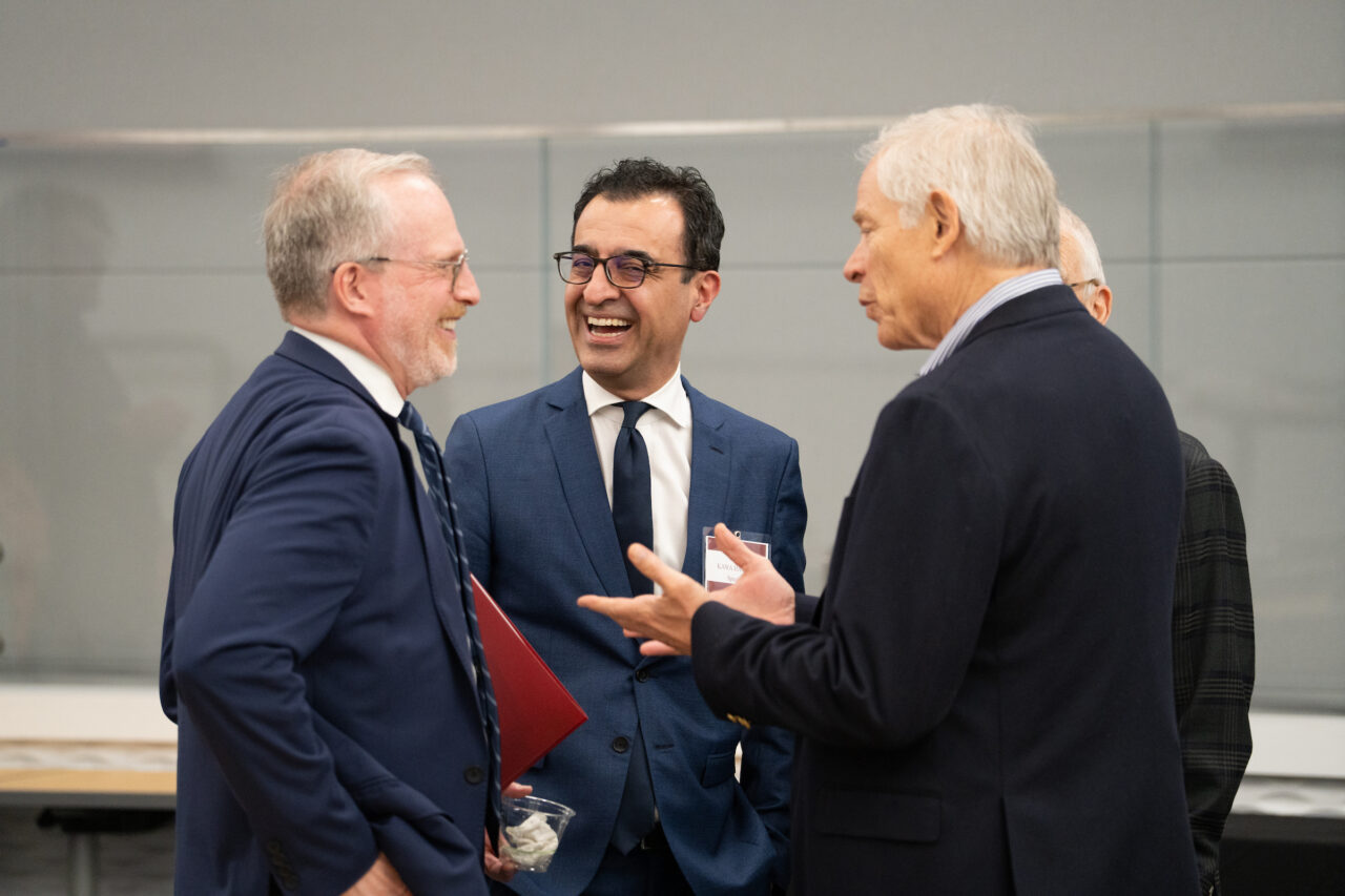 panel chats and smiles 