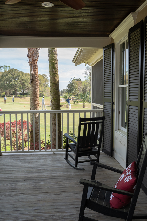 CofC porch overlooking golf course