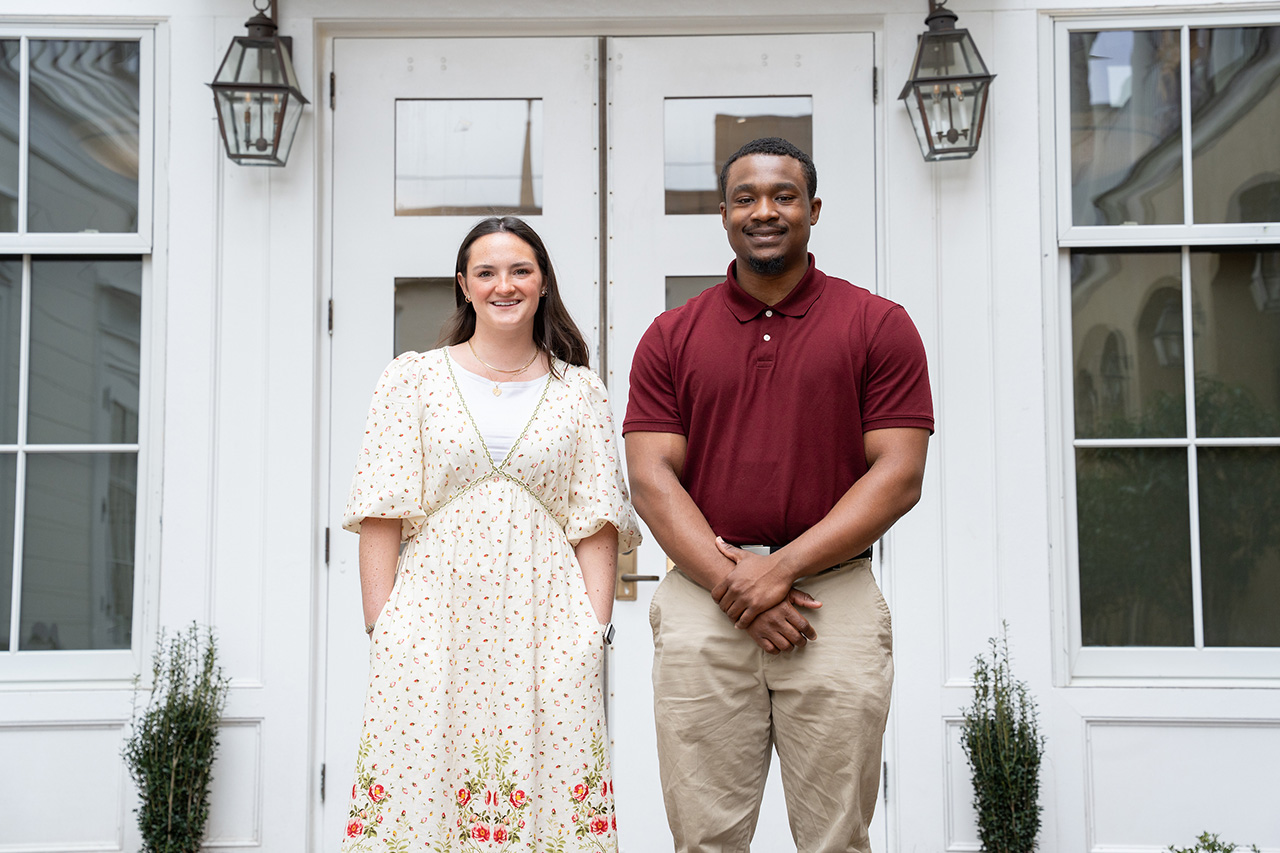 Margaret Jacaruso and Khaleel Barker El-Amin