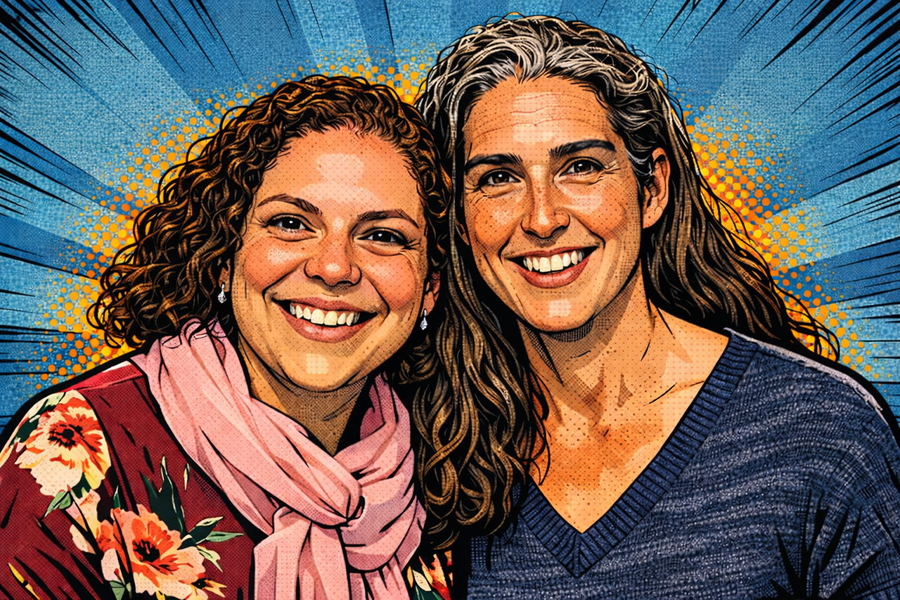 Amy Langvillle and Kathryn Pedings-Behling - AI generated