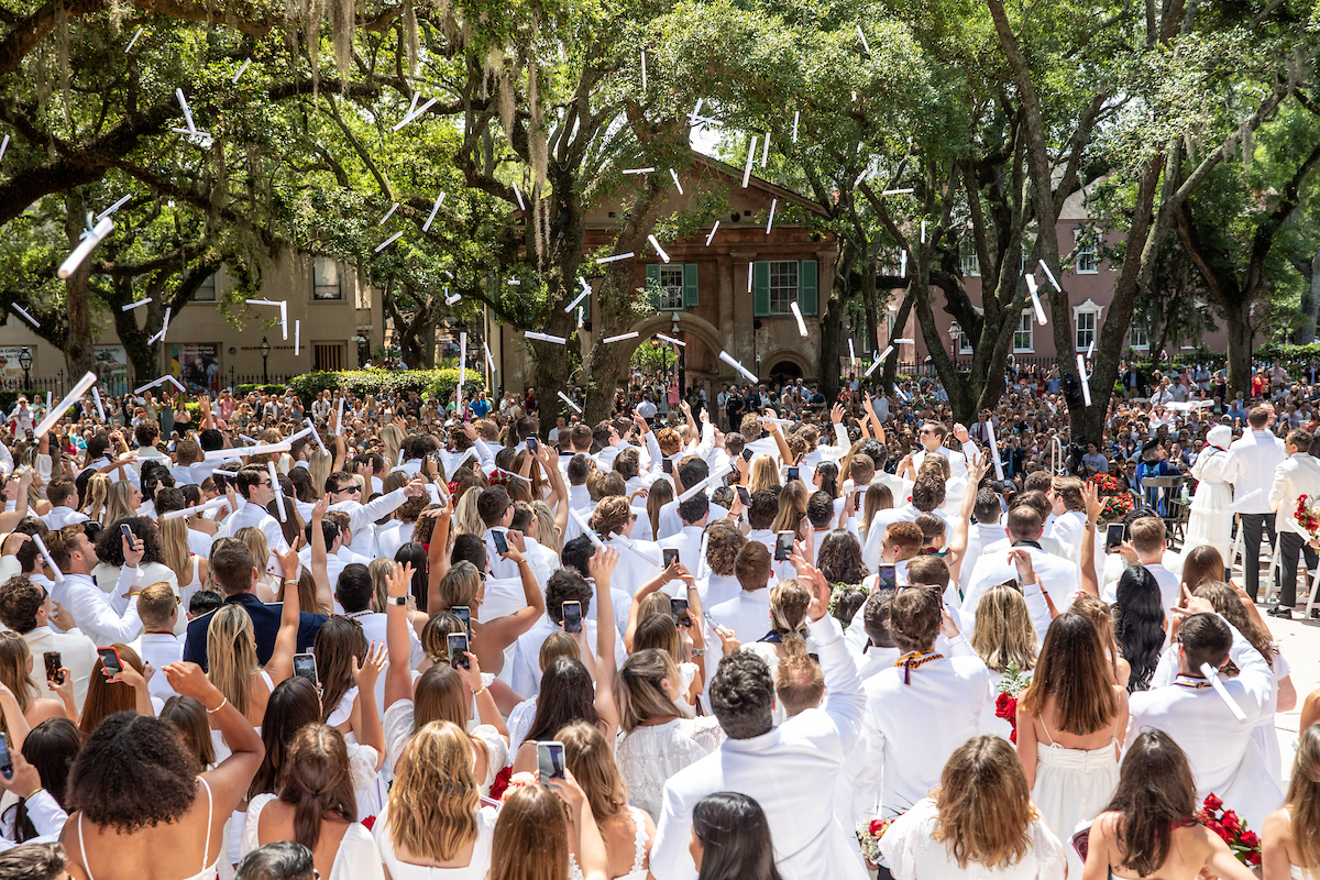 commencement at the College of Charleston