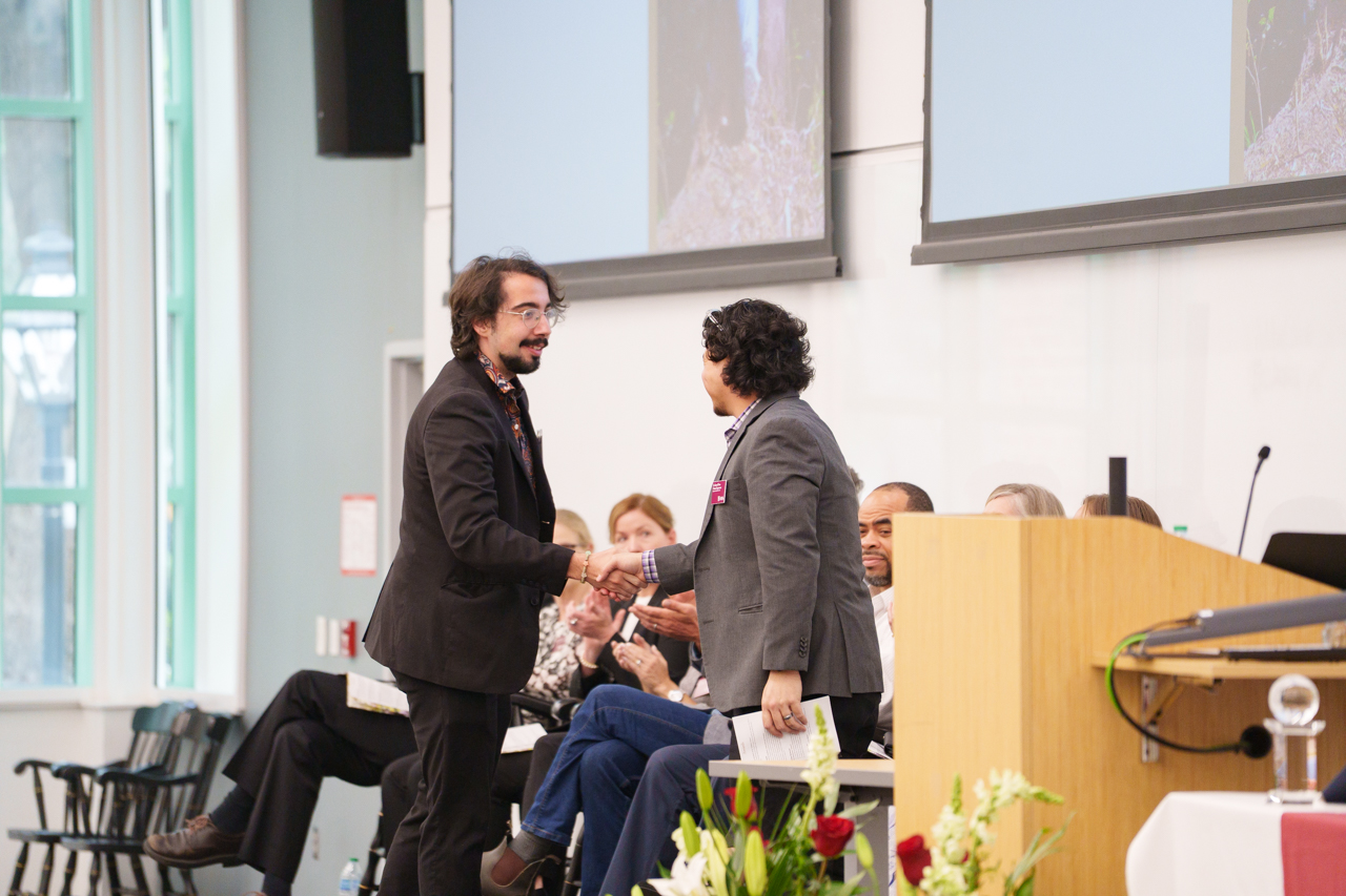 David Bowen recieves award