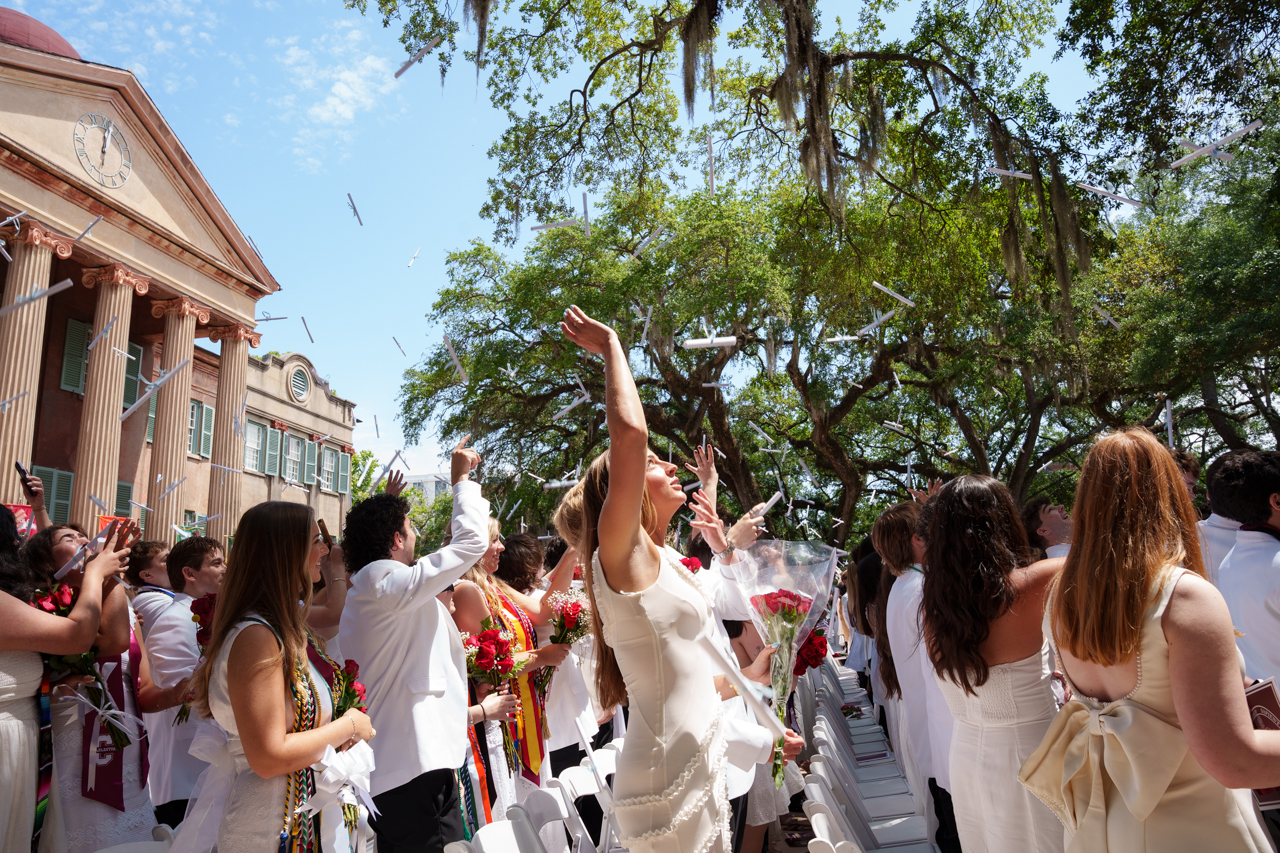 tossing diploma