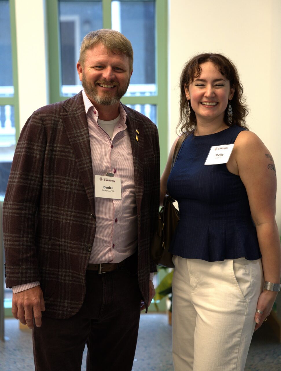 Daniel Dickerson '99 and Shelby Allen '25 (MBA '26)
