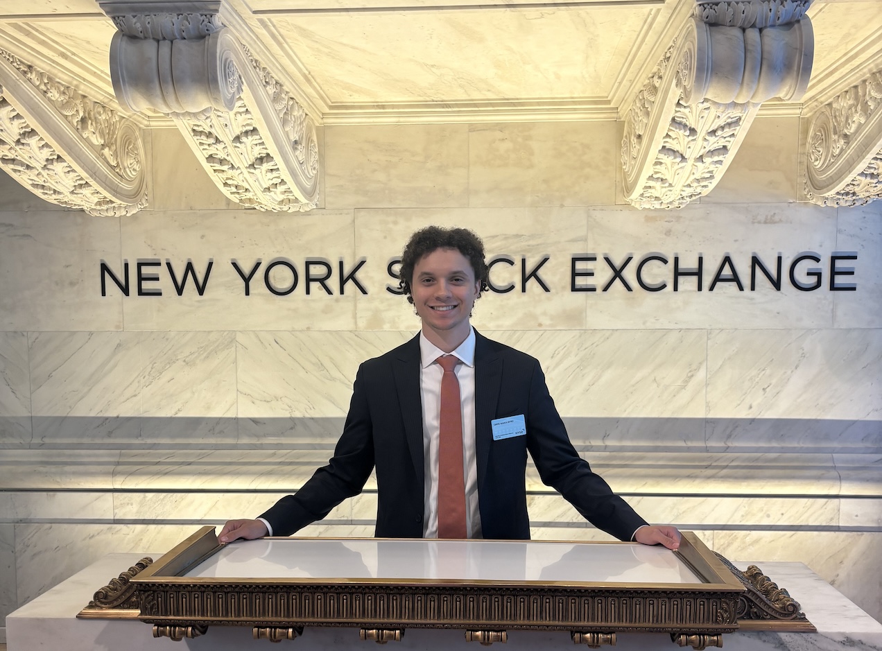 David Byrd at the New York Stock Exchange