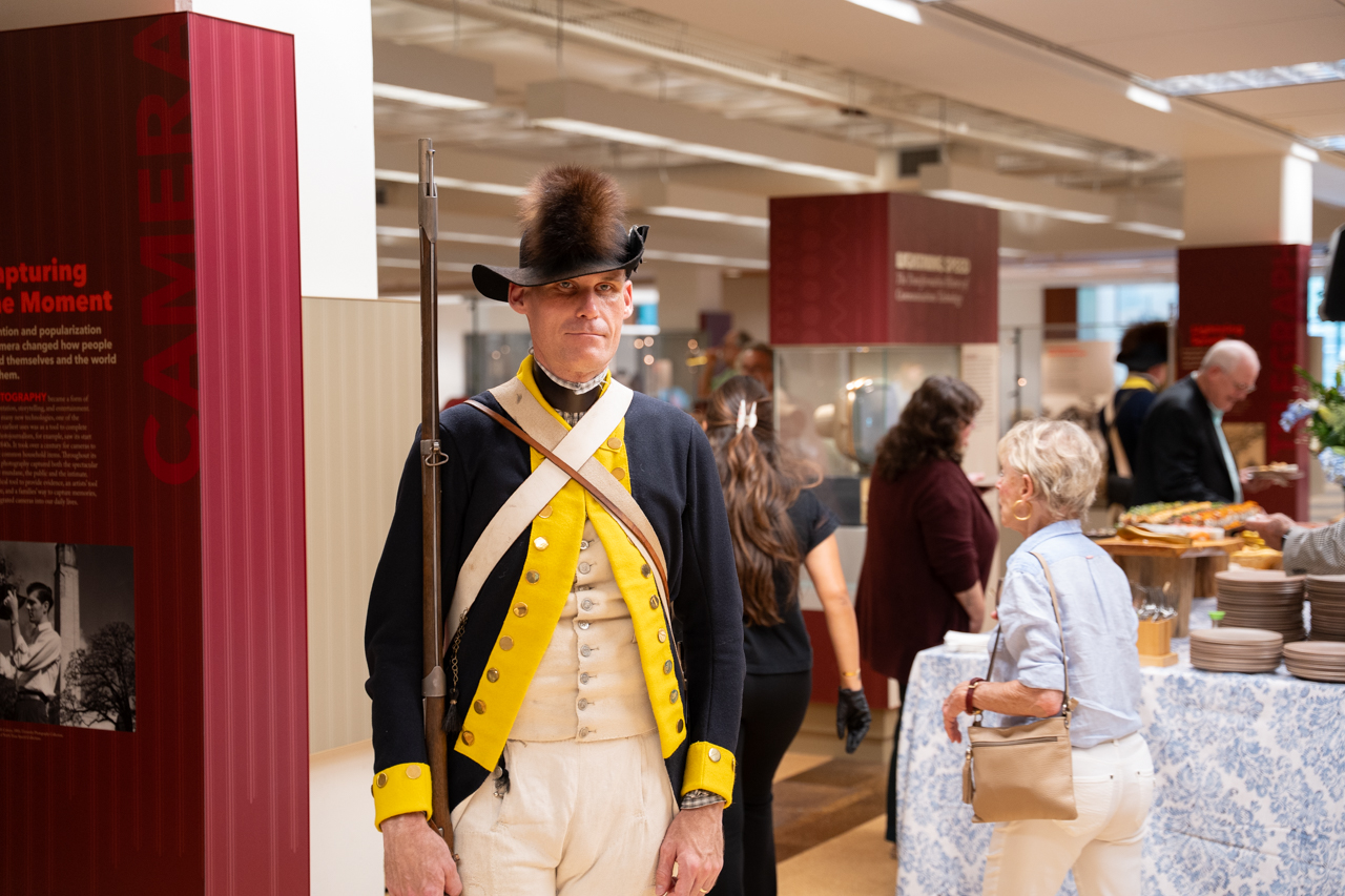 Reception for Rev War exhibit