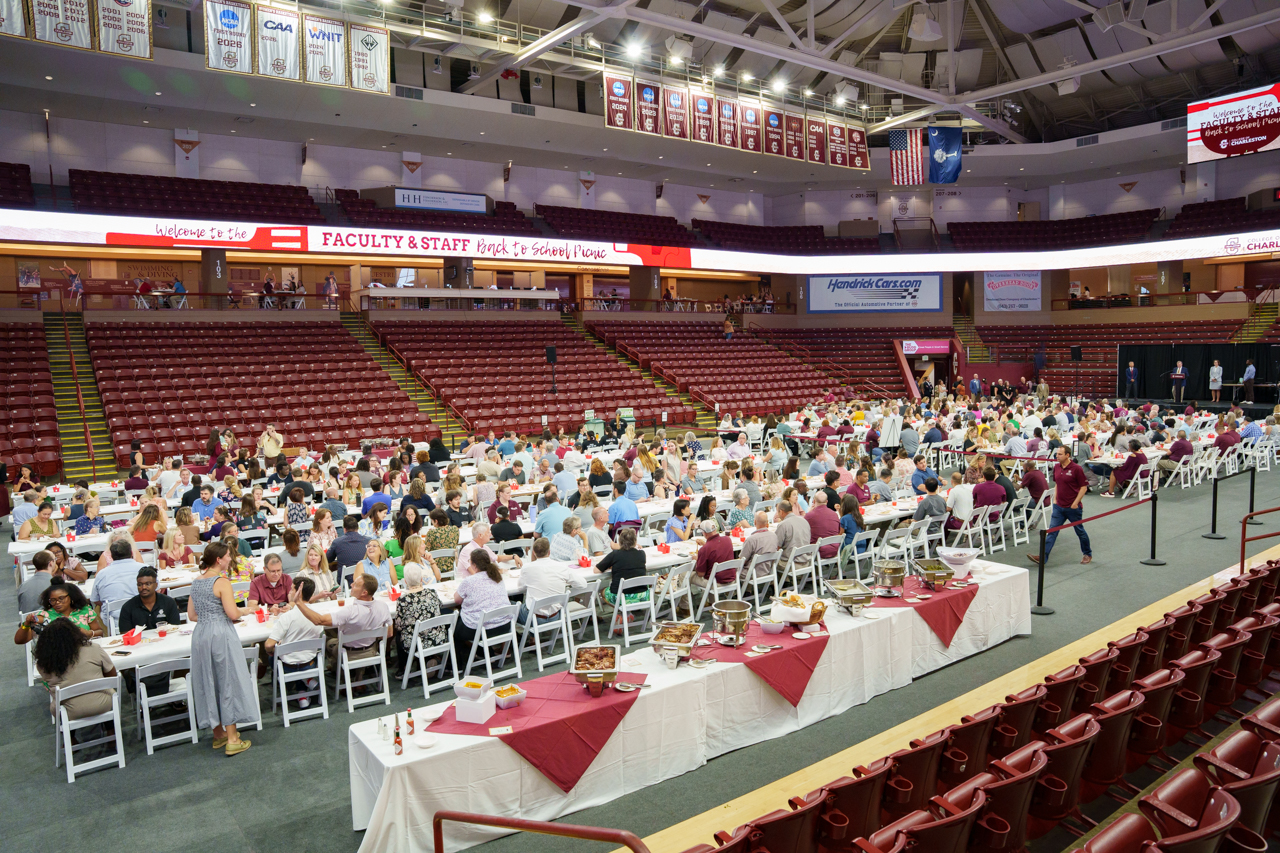 wide view of back to school picnic in td arena