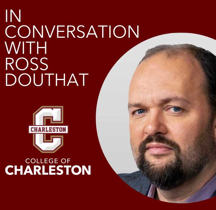 Ross Douthat with CofC Branding