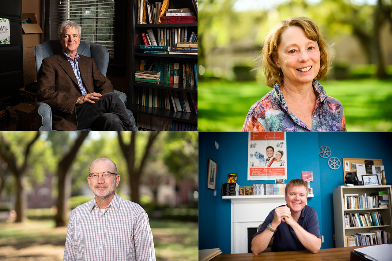 headshots of Joe Kelly, Susan Farrell, Scott Peeples and John Bruns