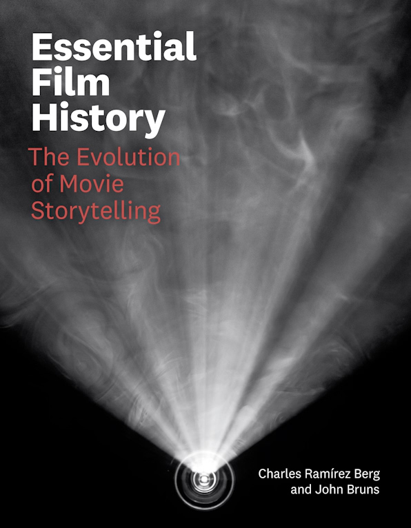 Cover of John Bruns' book, Essential Film History
